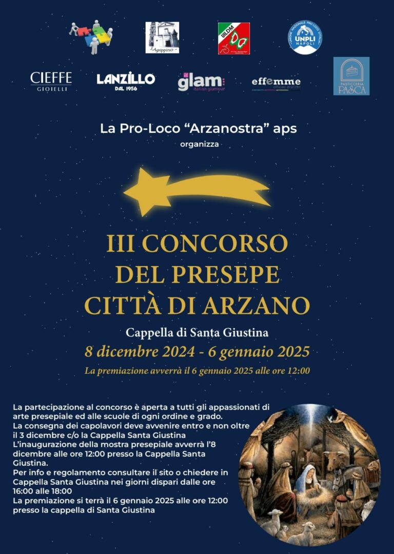 ARZANO, IL PRESEPE: ICONA DI SPERANZA